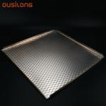 Metallic Copper Acoustical Suspended Ceiling Easy Installation Golden Color