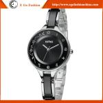 KM09 Fashion Jewelry Watches Woman Stainless Steel Pink Quartz Analog Watch