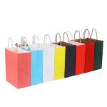 150g Eco Friendly Kraft Paper Bag For Shopping Embossing Debossing, bag with