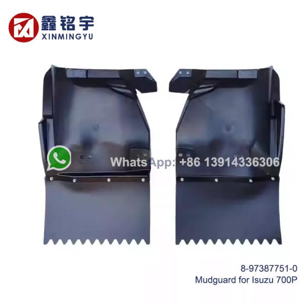 China Durable Plastic Mud Flap Assembly for ISUZU NPR75 NPR 4HK1 700P Truck - Corrosion & Weather Resistant factory