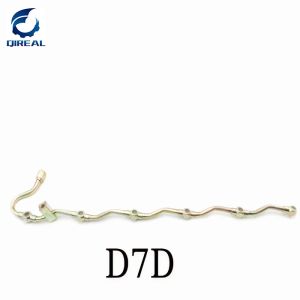 China EXCAVATOR SPARE PARTS INJECTOR RETURN FUEL LINE TUBE FOR D7D ENGINE on sale