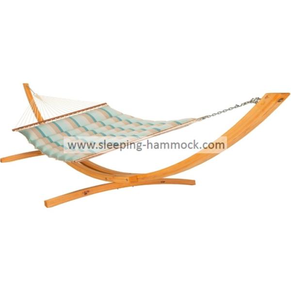 13ft Seaside Pillow Top Hammocks , Soft Polyester Durable Mist Wave Stand Alone
