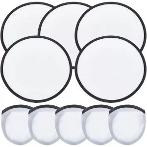 Personalized Round Polyester Sublimation Folding Fan For Heat Transfer