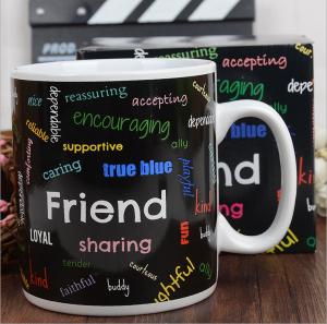 China Ceramic Eco Friendly Mugs Full Printing / Colorful Eco Friendly Travel Mug Custom factory