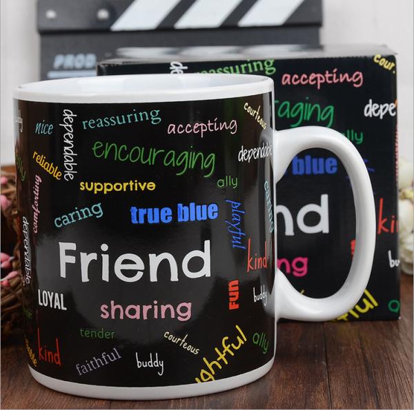 Ceramic Eco Friendly Mugs Full Printing / Colorful Eco Friendly Travel Mug