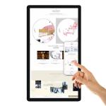 32 inch wallmounted capacitive touch lcd display