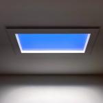 240W RGB+CCT LED Ceiling Panel Artificial Skylight With Dimmable Color Scenes
