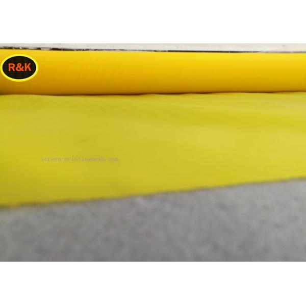 77T Polyester Silk Screen Printing Mesh Roll Low Elongation 18 -420 Mesh