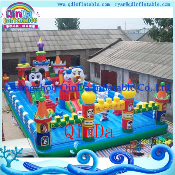 China QinDa Inflatable PVC inflatable castle ,bouncy castle ,jumping castle factory