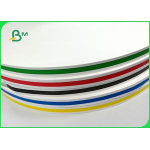 Size 15mm 60gsm Biodegradable Colored Straw Paper Roll For Making A Straw