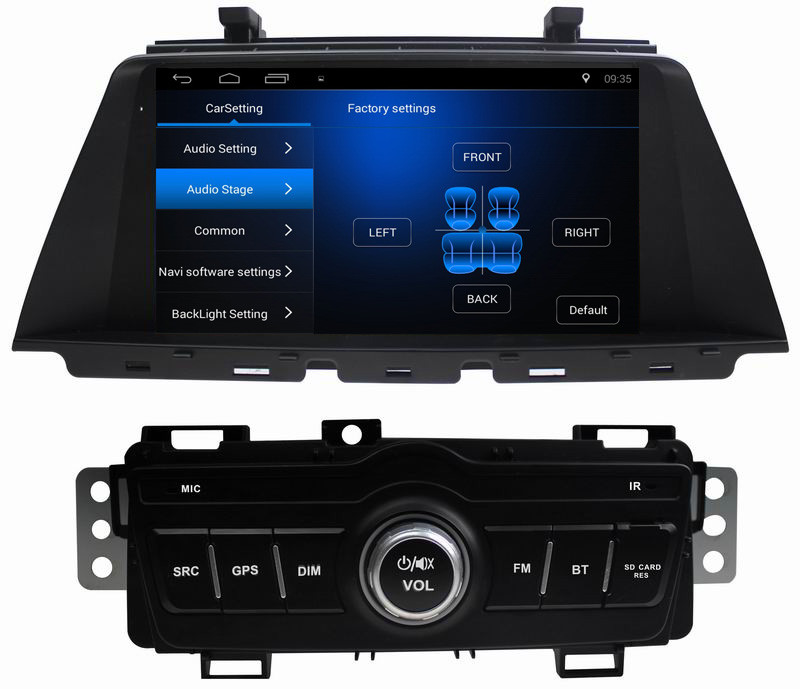 Ouchuangbo car gps 1080P video head unit android 8.1 for Zotye Domy X5 support USB SWC AUX bluetooth