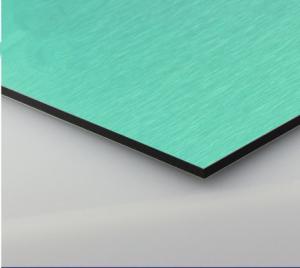 China Surface Brushed 1220mm Width Weatherproof Brushed Aluminum Composite Panel factory