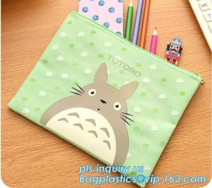China Boys girls solid color large capacity canvas pencil bag case, stationery pencil bag pen case school supplies pencilcase factory