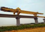 High Stiffness Bridge Girder Launcher , Girder Gantry Crane Convenient Operation