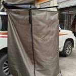 PVC Soft Shell Camping Shower Tent For Outdoor Camping With Roof