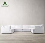 Modern Fashion Outdoor Leisure Home Furniture Straight L Shape Sofa Set