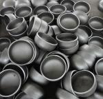 STD SCH40 SCH80 SCH160 Butt Welded Cap Fitting Black Paint ASME B16.9