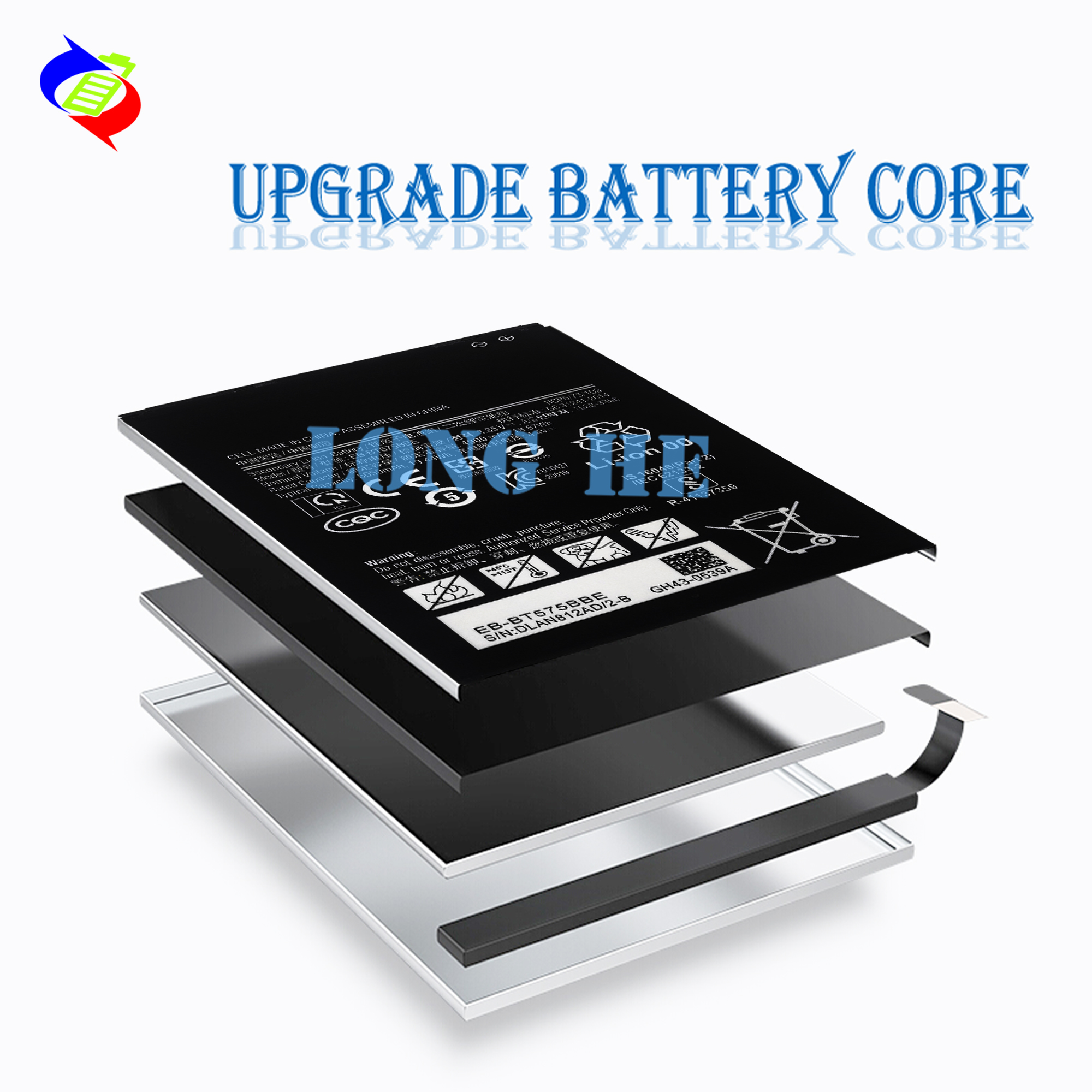100% Compatible EB-BT575BBE For Samsung Tab Active 3 SM-T570 SM-T575 Battery 5050mAh