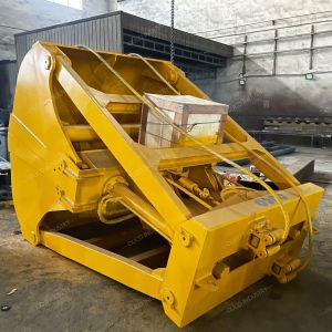 Small Wireless Remote Control Grab Clamshell Bucket 3cubic Meters