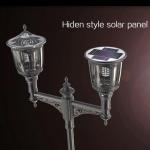 20 Watt Solar Panel Yard Lights Solar Street Post Lights Residential 8.5kg