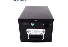 China Durable Steel Case 48V 50Ah Lifepo4 Golf Cart Battery Rechargeable With Handle factory