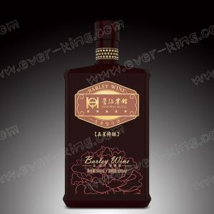 China Crystal White Flint 500 Ml Custom Glass Bottles factory