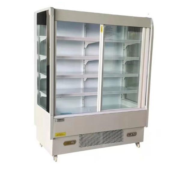 Supermarket fruit shop vegetable shop preservation display commercial with door