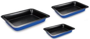 China Eco freindly 0.4mm Carbon Steel Non Stick Cake Pan / Square Deep Baking Pan factory
