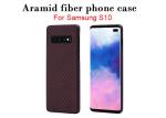 Logo Printed Military Material Samsung S10 Aramid Fiber Case