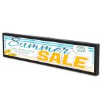 VETO 23.1 29 34 Inch Stretched Shelf Lcd Display Strip Bar Advertisement Screen