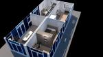 Temporary / Permanent Detachable Container House Prefabricated Quick Assembly