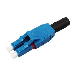 China Fiber Cable LC Connector , Duplex SM LC Connector With A Uniboot Design factory