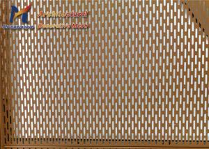 China Facade Decorative Perforated Metal Sheets 2440mm 1220mm Small Hole Mesh factory