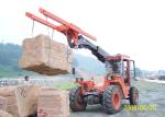 Rigid Suspension Chassis All Terrain Telehandler , Hydraulic Power Steering Boom
