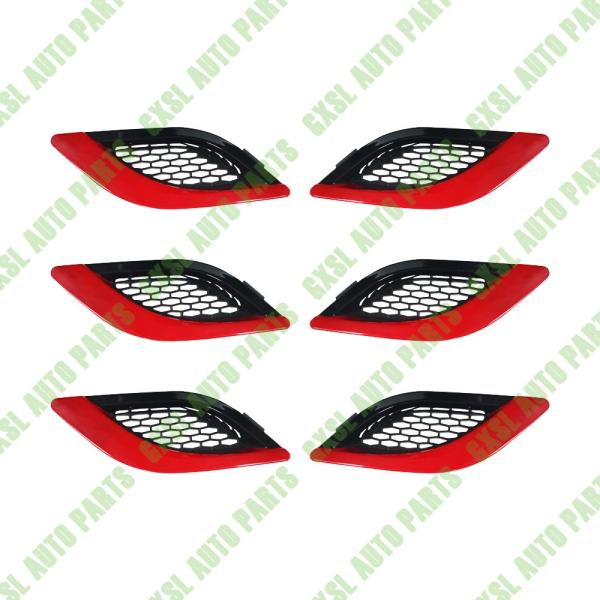 For Maserati Quattroporte Red Left Right Side Fender Air Outlet Vent Cover Strip