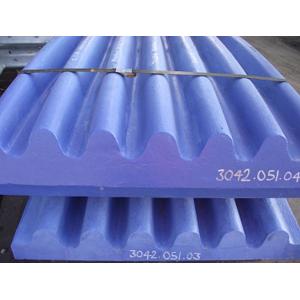 China Terex JS Series Jaw Liners jaw crusher spare parts Mn13Cr2 Mn18Cr2 manganese jaw plates factory