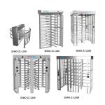 Indoor/Outdoor Full Height Turnstile Gate 1500*1500*2200 mm Security Solution