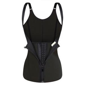 China Adjustable OEM Zipper Waist Trainer Corset Neoprene Ultra Sweat factory