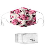 Fashion Reusable Cloth Face Mask With Filter Pocket