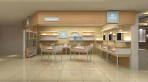 China Large Jewelry Display Case Kiosk Jewelry Display For Retail Store / Supermarket factory