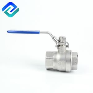 China PN16 1 Inch Threaded Ball Valve Ss 1000PSI Acid Pickling en 12266 factory