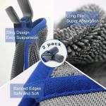 KILINE Single Side Twisted Loop Super Absorbent Car Drying Towel Thick Twist