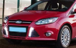China Daytime Running Light for FORD FOCUS 2012 2013 2014 LED Running lamp DRL factory