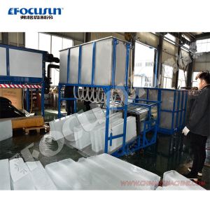 Long Service Life Block Ice Maker with Brine System and Ice Crusher 5000 kilos