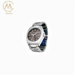 New Model 7 Colors Case Dial Quartz Watch with Stainless Steel Strap