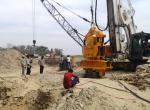 Custom Pile Driving Equipment Crane Hanging Vibro Hammer Electric