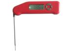 Red Color Instant Read Digital Food Thermometer Waterproof With Backlight LDT -