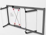 Aluminium Folding Double Glazed Bifold Windows Hurricane Proof Custom