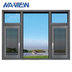 China Cheap Aluminum Casement Sliding Double Glazed Windows for Malaysia factory
