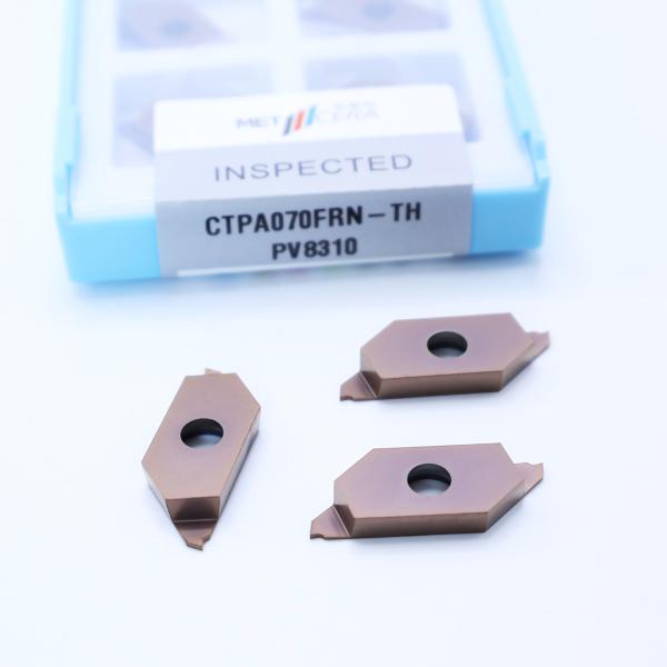PVD Coated Hardness HV4200 for Machining Steel and Stainless Steel CTPA070FRN-TH